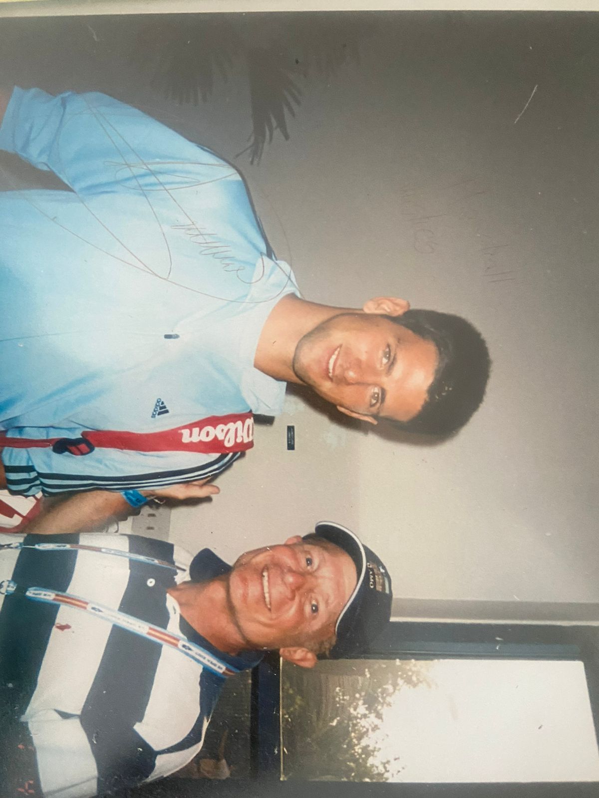 Dr. Marshall Hubsher with Novak Djokovic