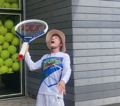 Dr. Marshall Hubsher before the US Open